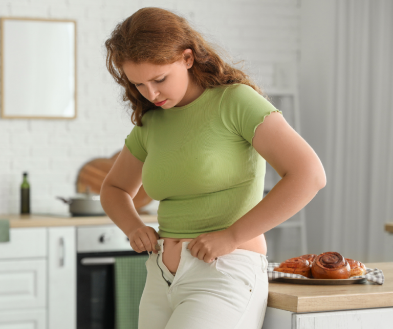 weight gain around belly hormones, hormonal belly fat